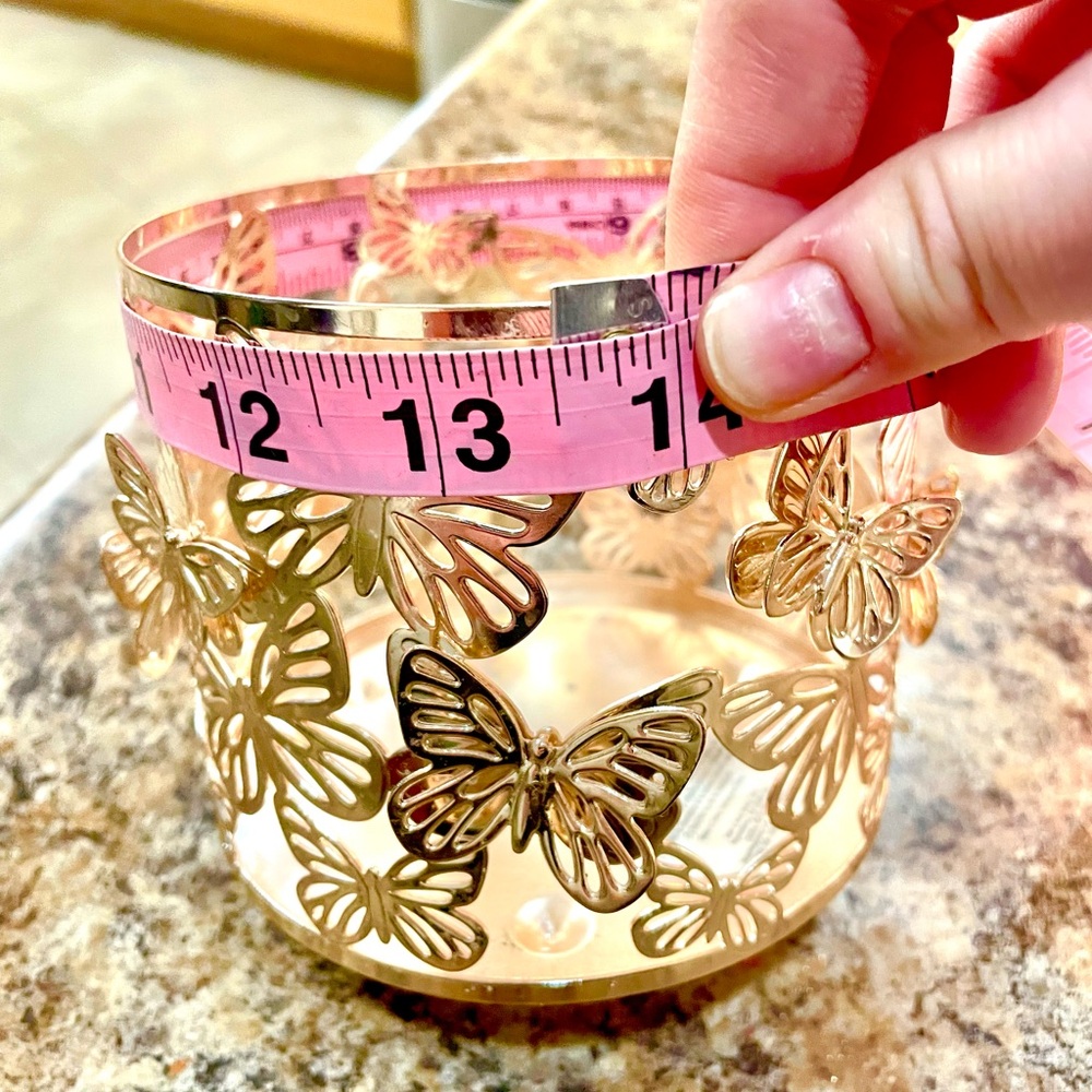 Bath & Body Works Butterfly Three Wick Candle Holder - Picture 6 of 7